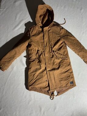 TNA Britannia Parka 3-in-1 Camel Hooded Lined Jacket